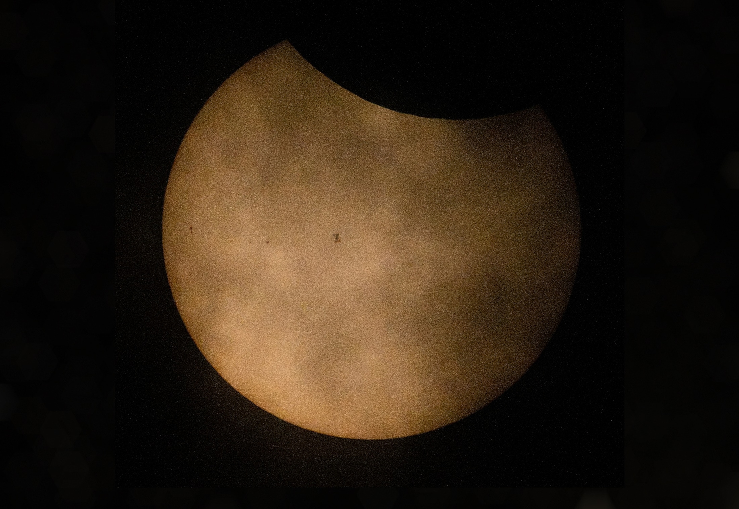 A composite image of seven separate photographs taken with a single fixed camera shows stages of a solar eclipse before and during totality, as seen from Arija, Spain, August 12, 2026.Borja Suarez/Reuters