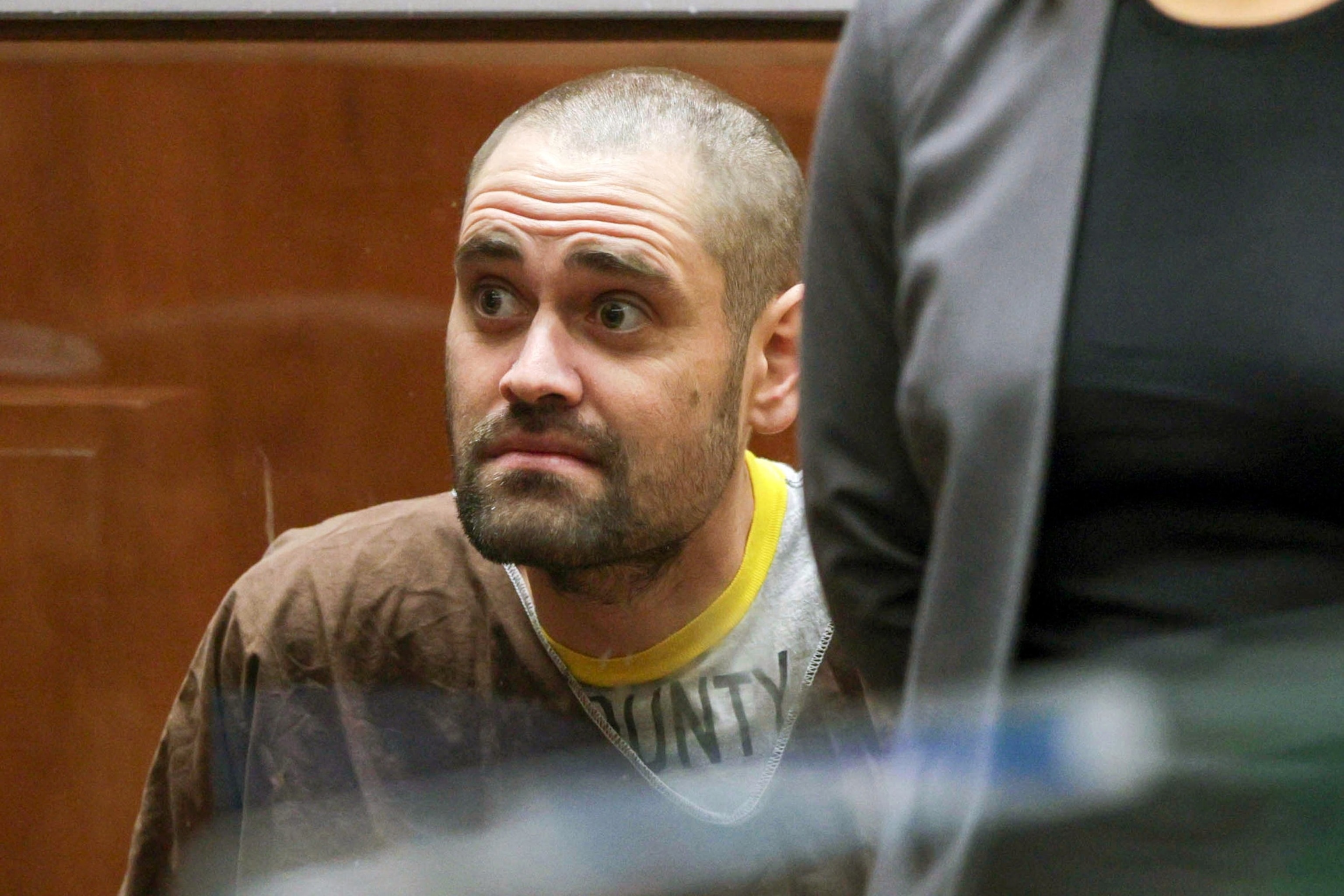 Nick Reiner appears with Deputy Public Defender Kimberly Greene during his arraignment in Los Angeles County Superior Court on February 23, 2026 in Los Angeles.Chris Torres/Pool/Getty Images