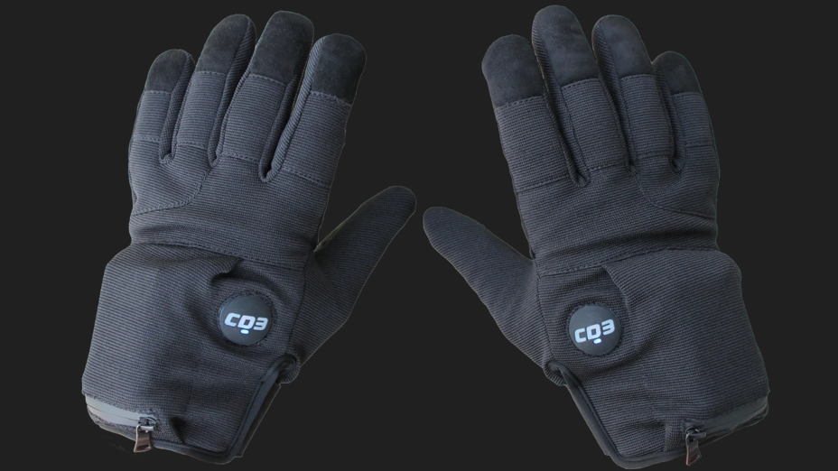 Image caption,The GLOVE feature a button that is pushed to activate the shock feature