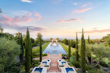 The property’s pool and outdoor area.Photograph: Courtesy of Nxt Gen Media