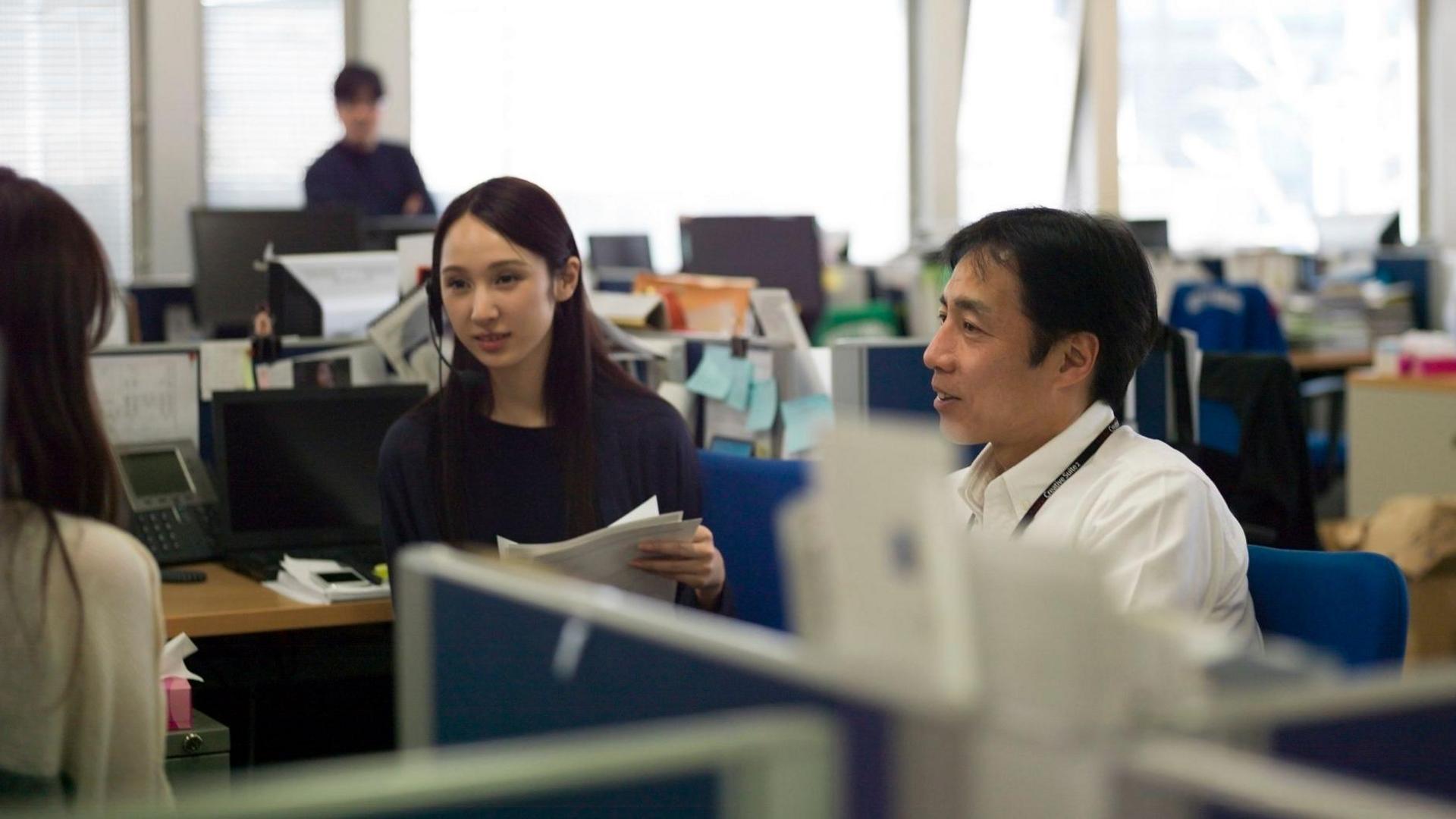 Image caption,Japanese companies are said to be concerned that AI may make errors
