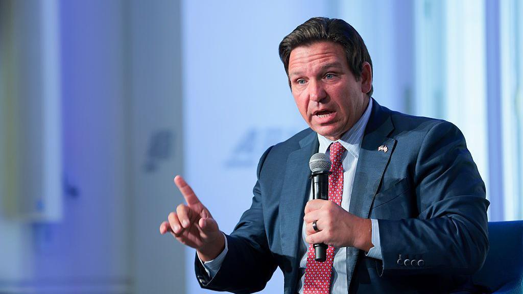 Image caption,Florida Governor Ron DeSantis has championed laws that make it easier for the death penalty to be carried out