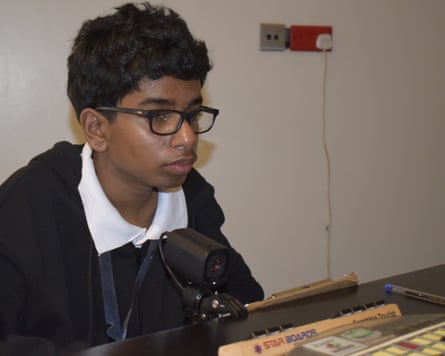 Dineth Fernando deep in thought while competing at the 2026 World Youth Scrabble Championship.Photograph: Prasanna Fernando