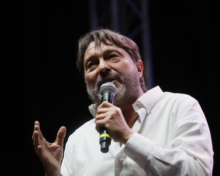 Sigfrido Ranucci.Photograph: Cecilia Fabiano/LaPresse/Shutterstock