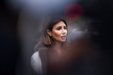 Alina Habba speaking to reporters outside the White House in 2025.Photograph: Jim Lo Scalzo/EPA