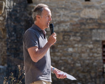 Jan Swiderski speaking at the event