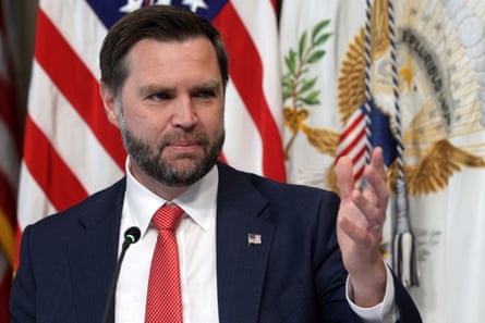 The US vice-president JD Vance suggested the UK could become an ‘Islamist country’ in 2024.Photograph: Alex Wong/Getty