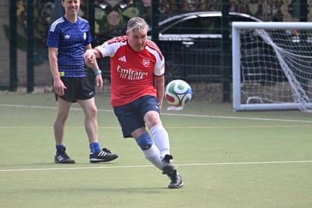 ‘Keir Starmer takes a shot on … hang on, no one cares.’Photograph: Jeremy Selwyn