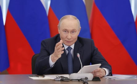 Putin recently signed a law expanding the pool of convicted prisoners eligible to sign contracts with the army.Photograph: Russian President official/APAImages/Shutterstock