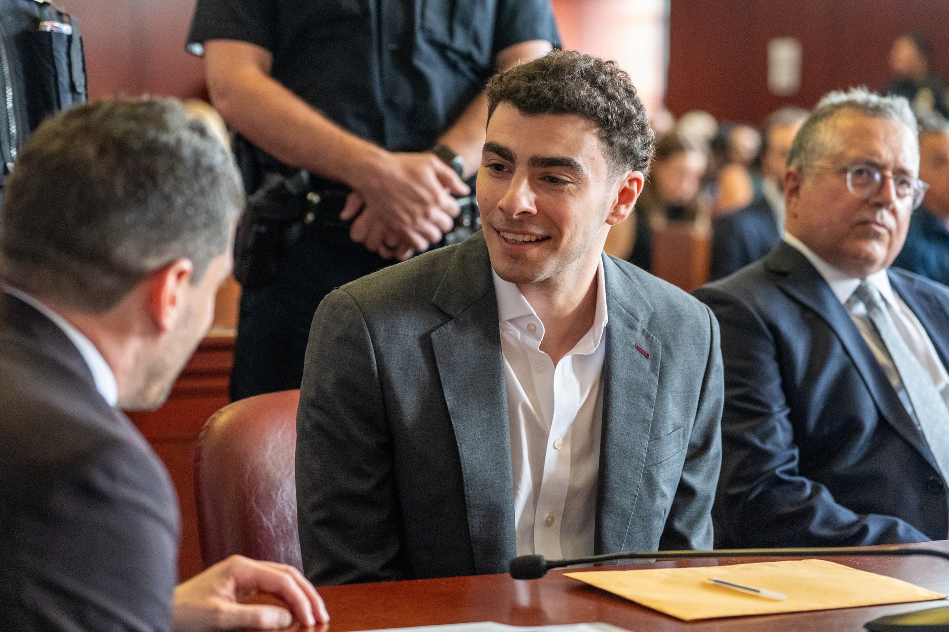 Luigi Mangione attends a pre-trial appearance at Manhattan Criminal Court on August 11, 2026 in New York City.David Dee Delgado/Pool/Getty Images