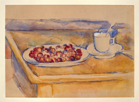 Cézanne’s Still Life with Cherries, valued at about $7m.Photograph: Fondazione Magnani Rocca/Reuters