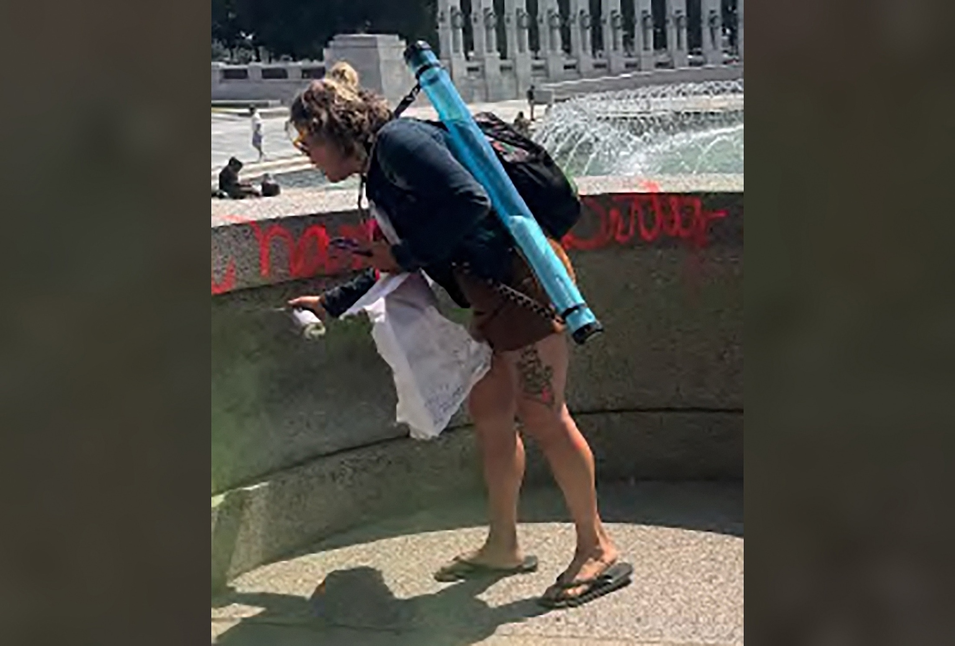 DC US attorney Jeanine Pirro has announced the arrest of a suspect, Melissa L. Farris who allegedly vandalized the WWII Memorial, saying in a post her office has filed two felony charges against her.@USAttyPirro/X