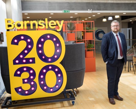 Barnsley’s Labour council group leader, James Higginbottom.Photograph: Gary Calton/The Guardian