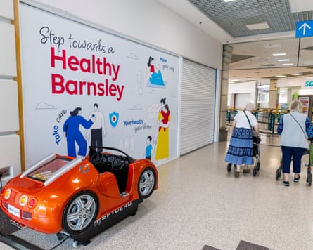 Barnsley council under Labour brought in several initiatives, including hospital services in the town centre.Photograph: Gary Calton/The Guardian
