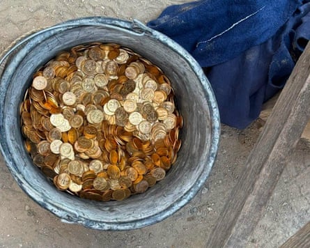 Belgian law requires finders to wait at least five years for potential owners to claim any treasure.Photograph: Facebook/Dendermonde Local Police
