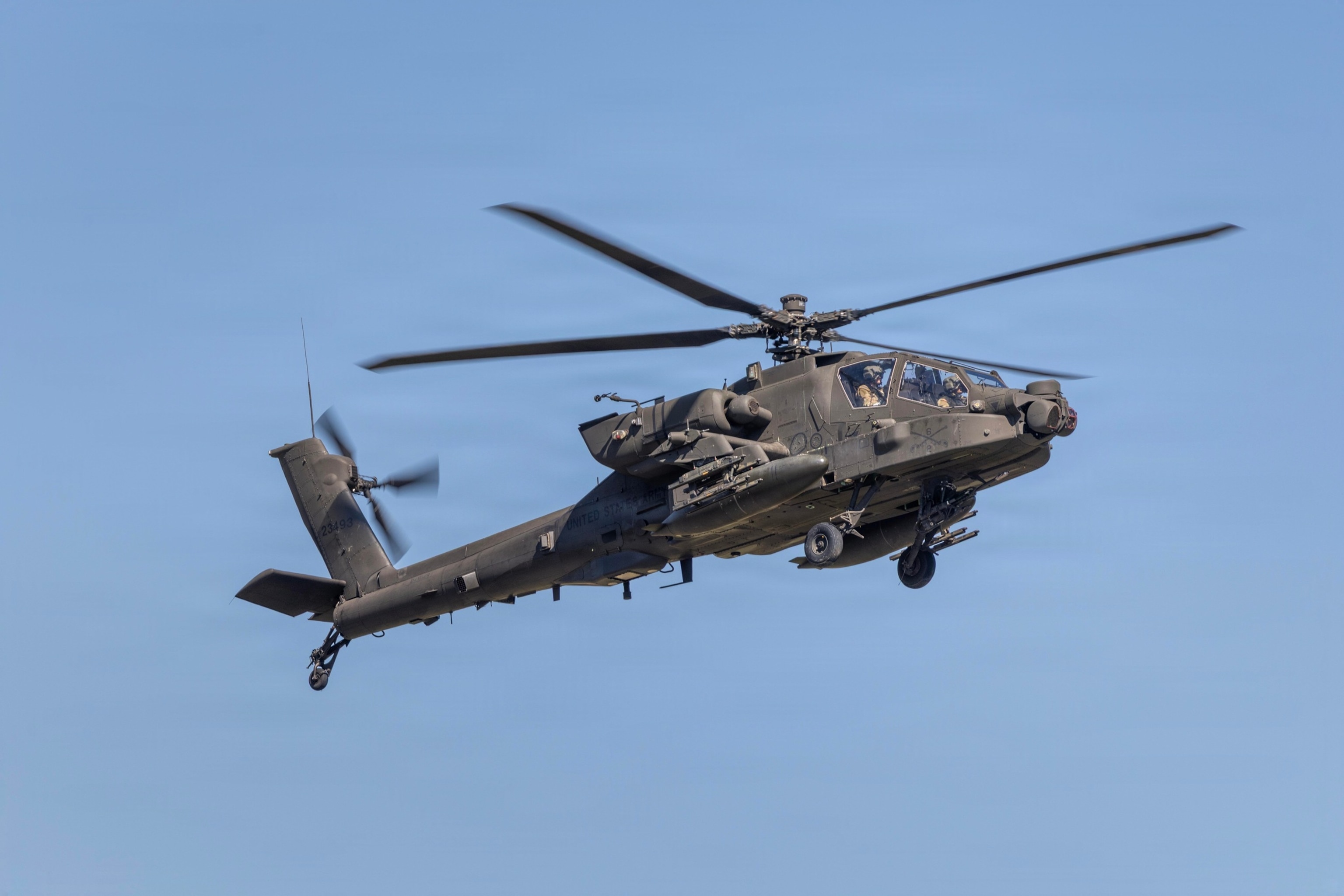 File photo of a U.S. Army AH-64 Apache helicopter, June 14, 2026.Sgt. Olivia Cowart/US Army, FILES