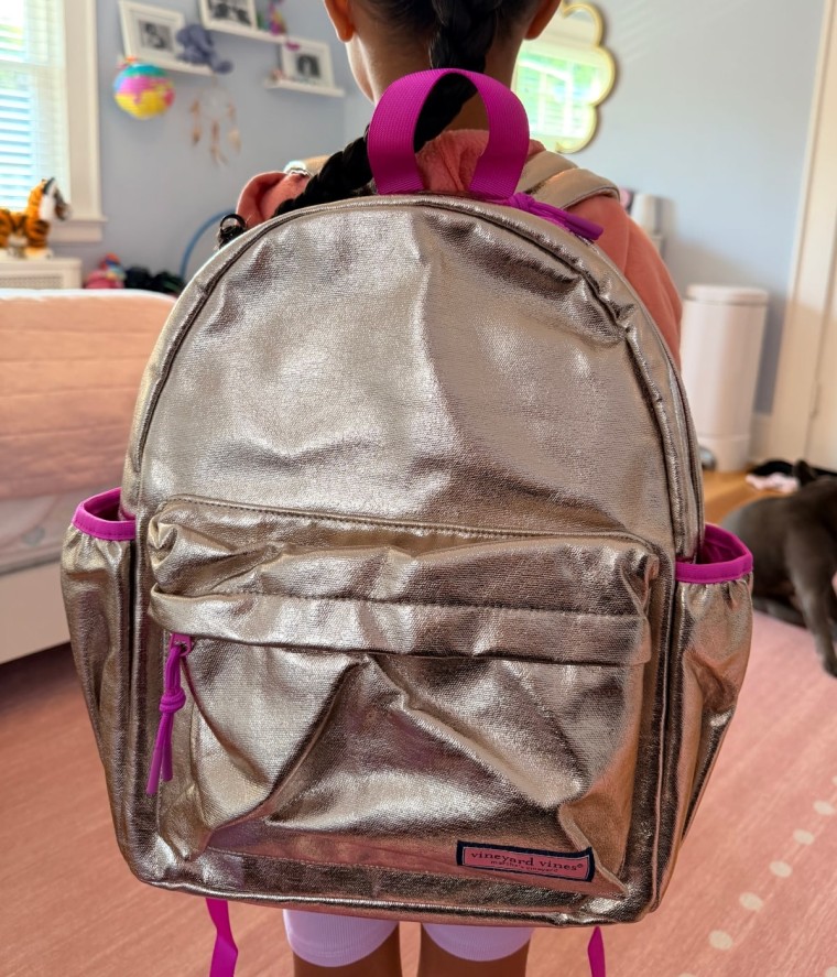 I found this backpack easy to wipe down, which was a major win. It is also slightly smaller, making it a good option for petite kids.Courtesy Bethany Heitman-Samuda