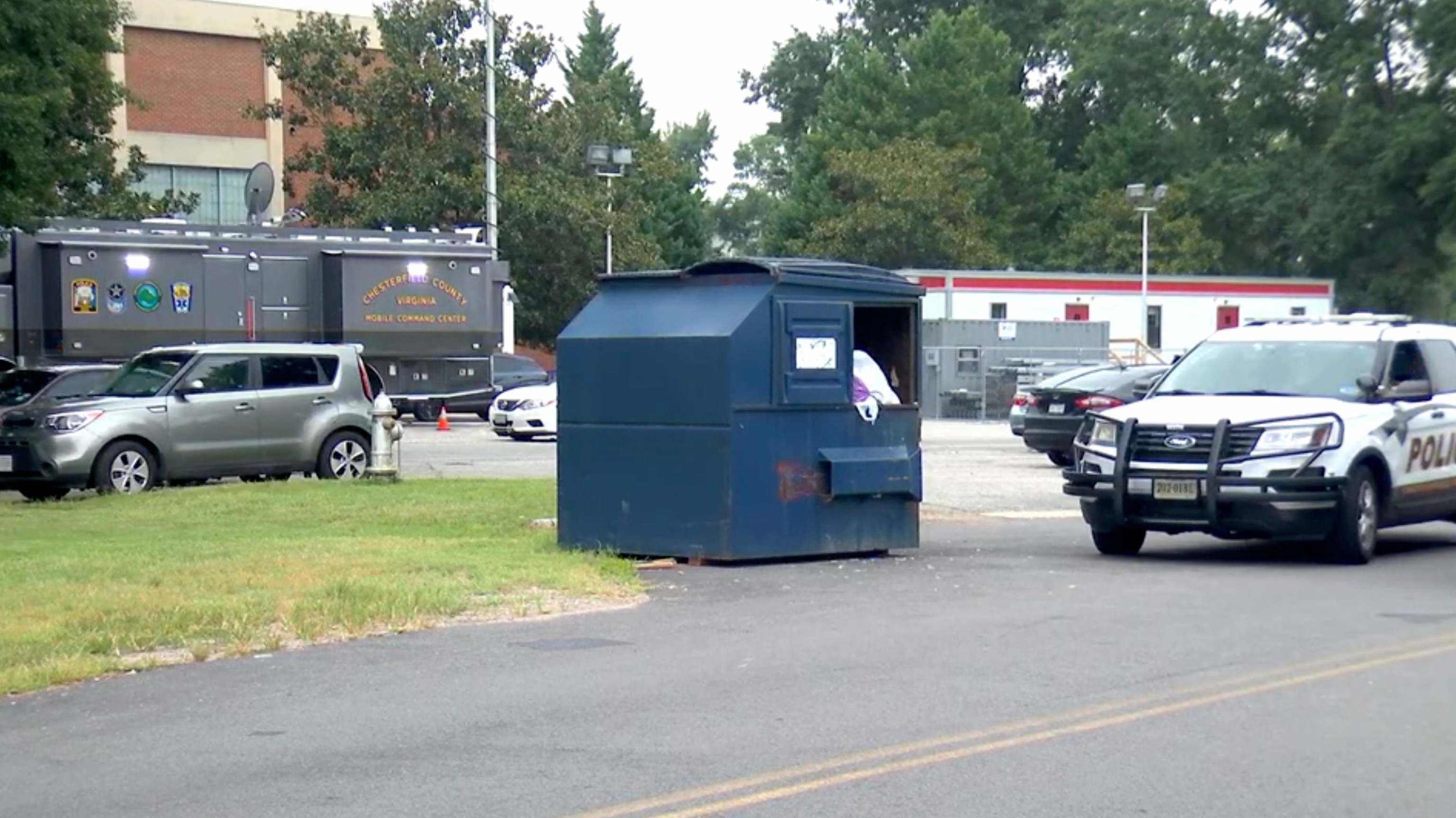 Police investigate a shooting at Virginia State University, Aug. 15, 2026.WRIC