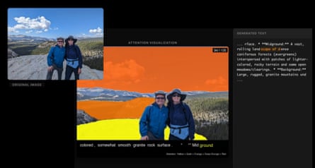Image showing how AI identifies the location where holiday pictures were taken.Photograph: McAfee Labs