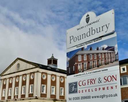 Only newer builds, such as those in Poundbury, Dorset, part of the Duchy of Cornwall, are likely to meet the new standards.Photograph: Geoffrey Swaine/Rex/Shutterstock