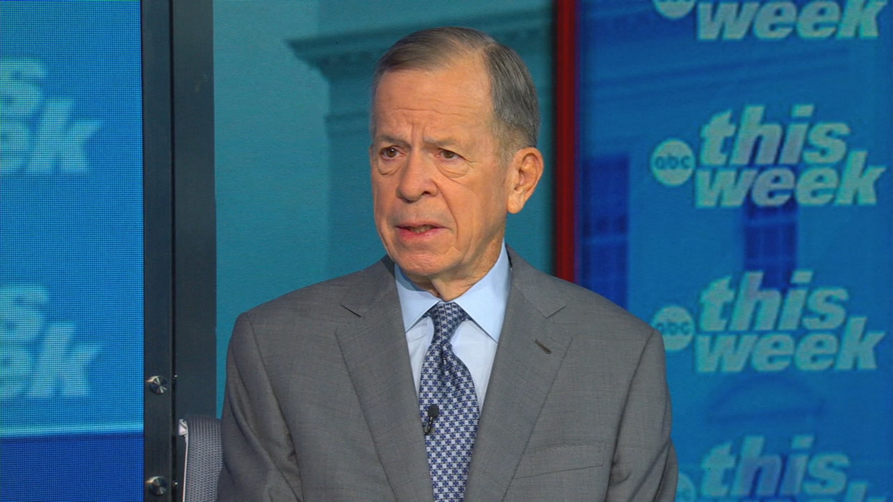 Retired Adm. Mike Mullen, a former chairman of the Joint Chiefs of Staff, appears on ABC News' "This Week" on Aug. 16, 2026.ABC News