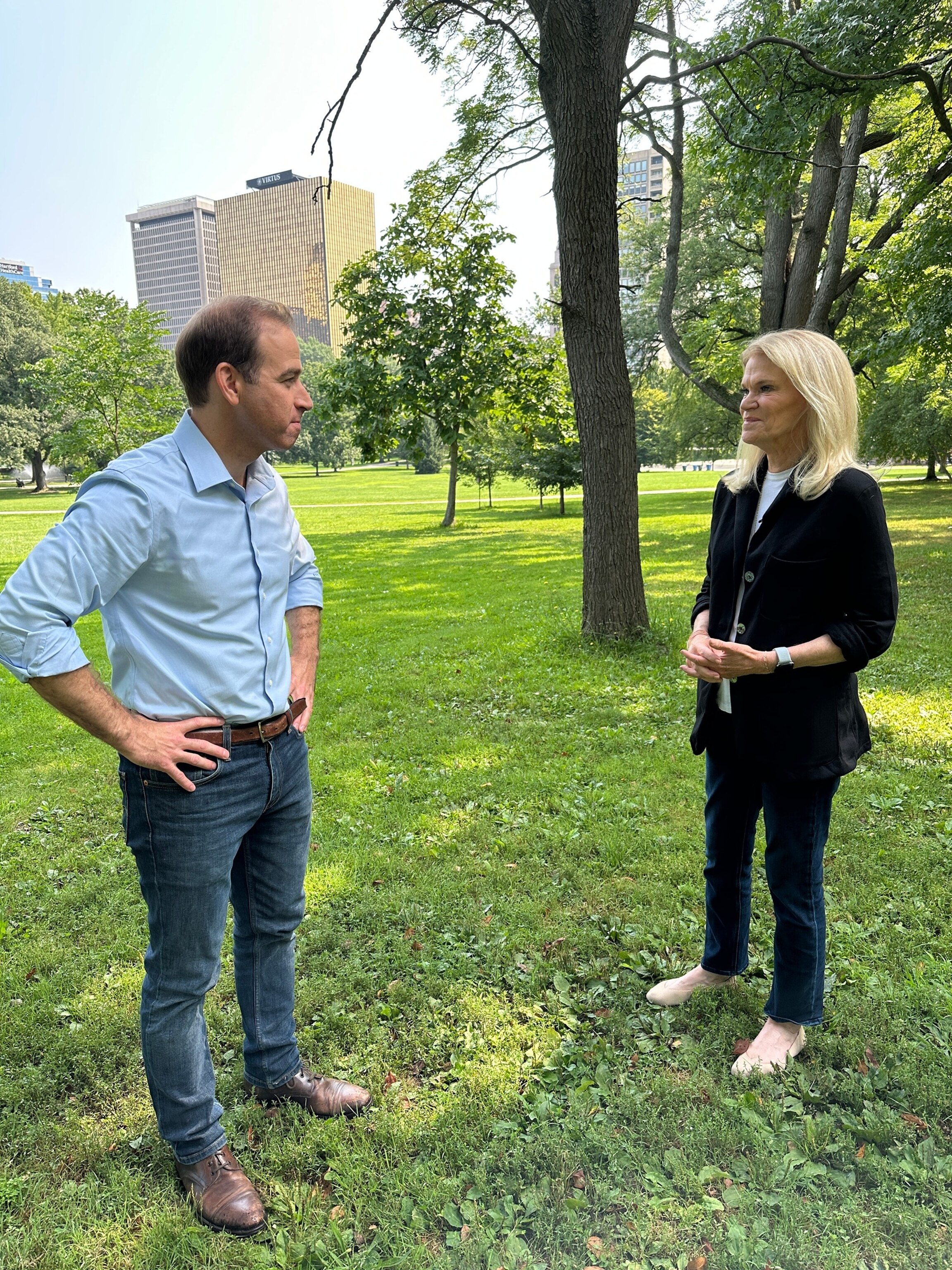 ABC News' Martha Raddatz speaks with former Hartford, Conn., Mayor Luke Bronin.Julia Cherner/ABC News