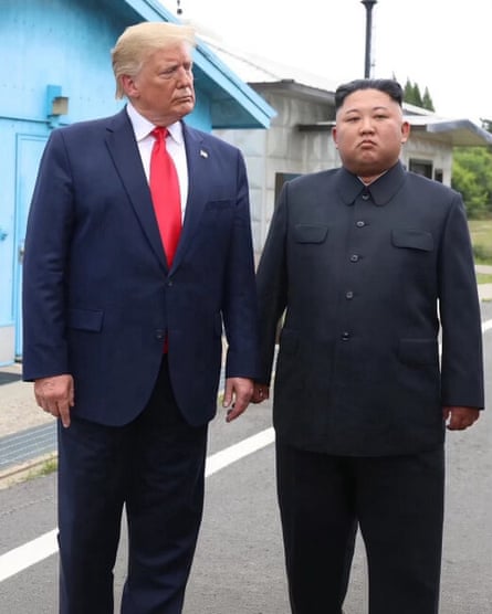 Photo posted by Donald Trump on social media on Sunday.Photograph: Truth Social/@realDonaldTrump