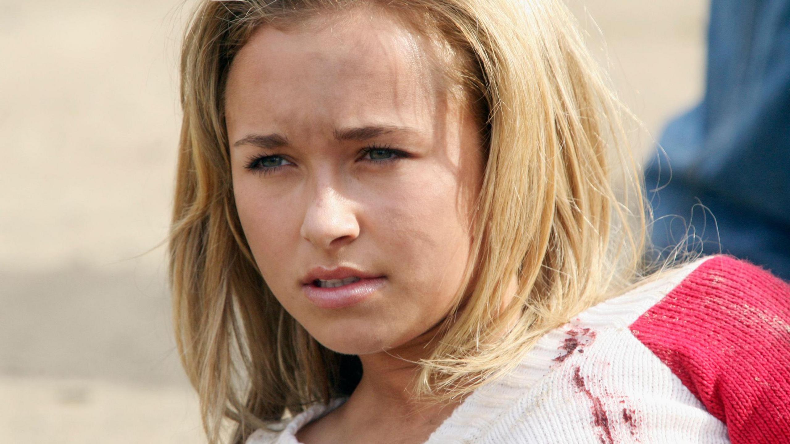 Image caption,Hayden Panettiere as supernatural cheerleader Claire Bennet in Heroes in around 2006