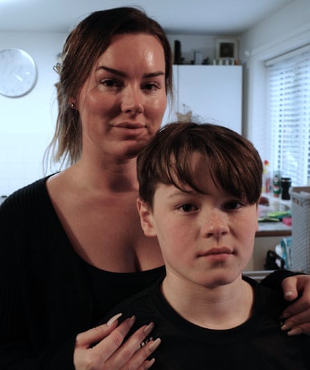 A mother and son, Shauna and Mason, who feature in The Great ADHD Myth? documentary.Photograph: Minnow Productions