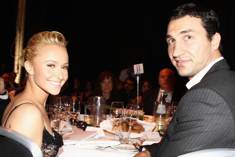 Hayden Panettiere and Wladimir Klitschko in Bochum, Germany in 2011.Andreas Rentz / Getty Images file