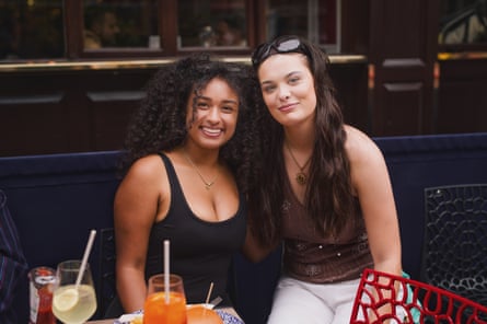 Lily (left) and Avril.Photograph: Sarah Lee/The Guardian