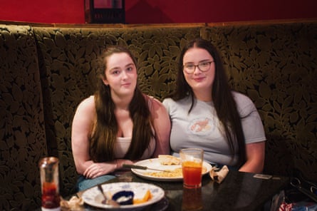 ‘It’s loud and annoying’: Holly and Eleanor.Photograph: Sarah Lee/The Guardian