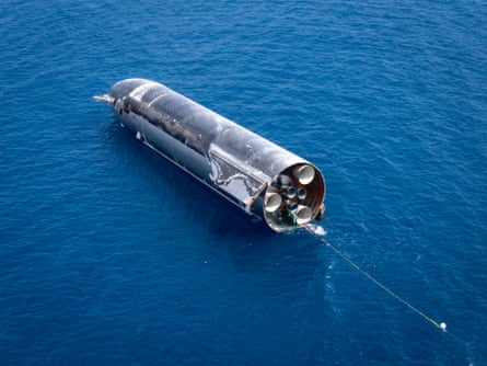 SpaceX towed the Starship to Christmas Island after it landed in international waters.Photograph: Chris Bray Photography