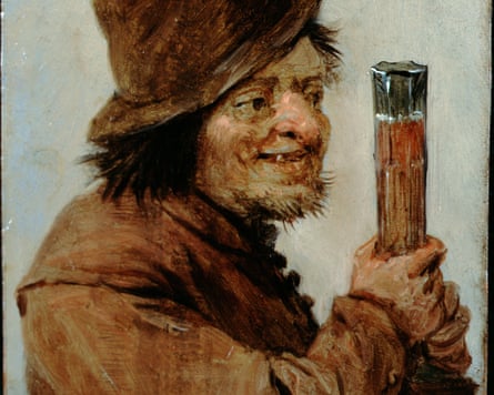 A Peasant holding a Glass (1640s) by David Teniers the Younger.Photograph: Dulwich Picture Gallery, London