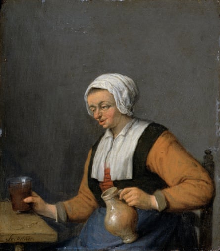 A Woman with a Beer-Jug (c1670s) by Adriaen van Ostade.Photograph: Dulwich Picture Gallery, London