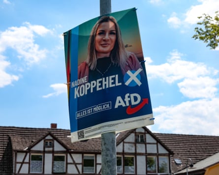 Regional elections in Saxony-Anhalt will be a test for the ruling CDU party.Photograph: Filip Singer/EPA