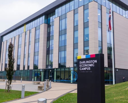 The Darlington Economic Campus, the Treasury’s own Northern outpost, has been working closely with No 10 North.Photograph: David Dixon/Alamy