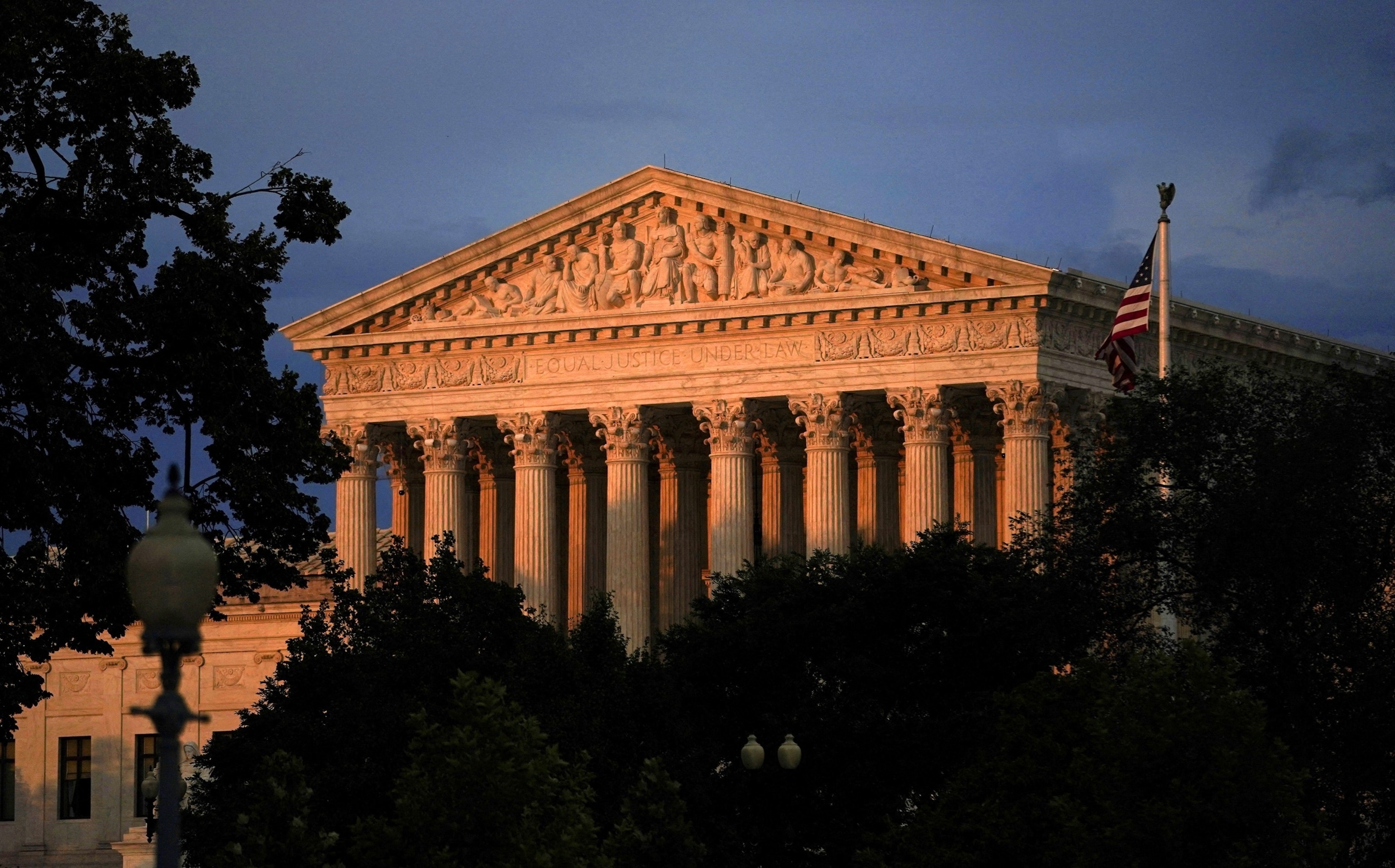 The U.S. Supreme Court during sunset in Washington, August 7, 2026.Nathan Howard/Reuters