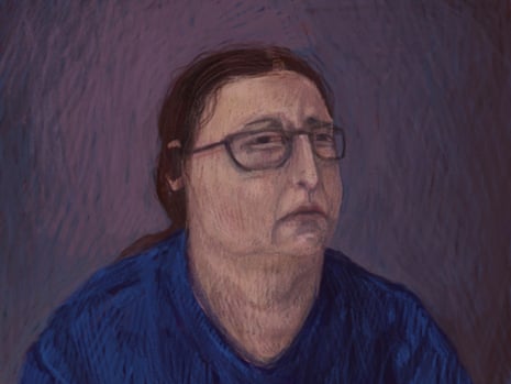 Erin Patterson is depicted on a video link from the Dame Phyllis Frost Centre, Thursday, 20 August, 2026.Photograph: Anita Lester/AAP