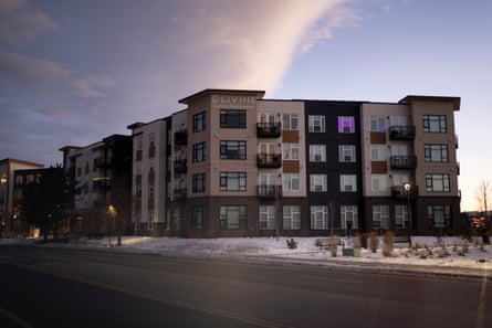 An apartment building formerly owned by Greystar in Littleton, Colorado.Photograph: Cheney Orr/The Guardian