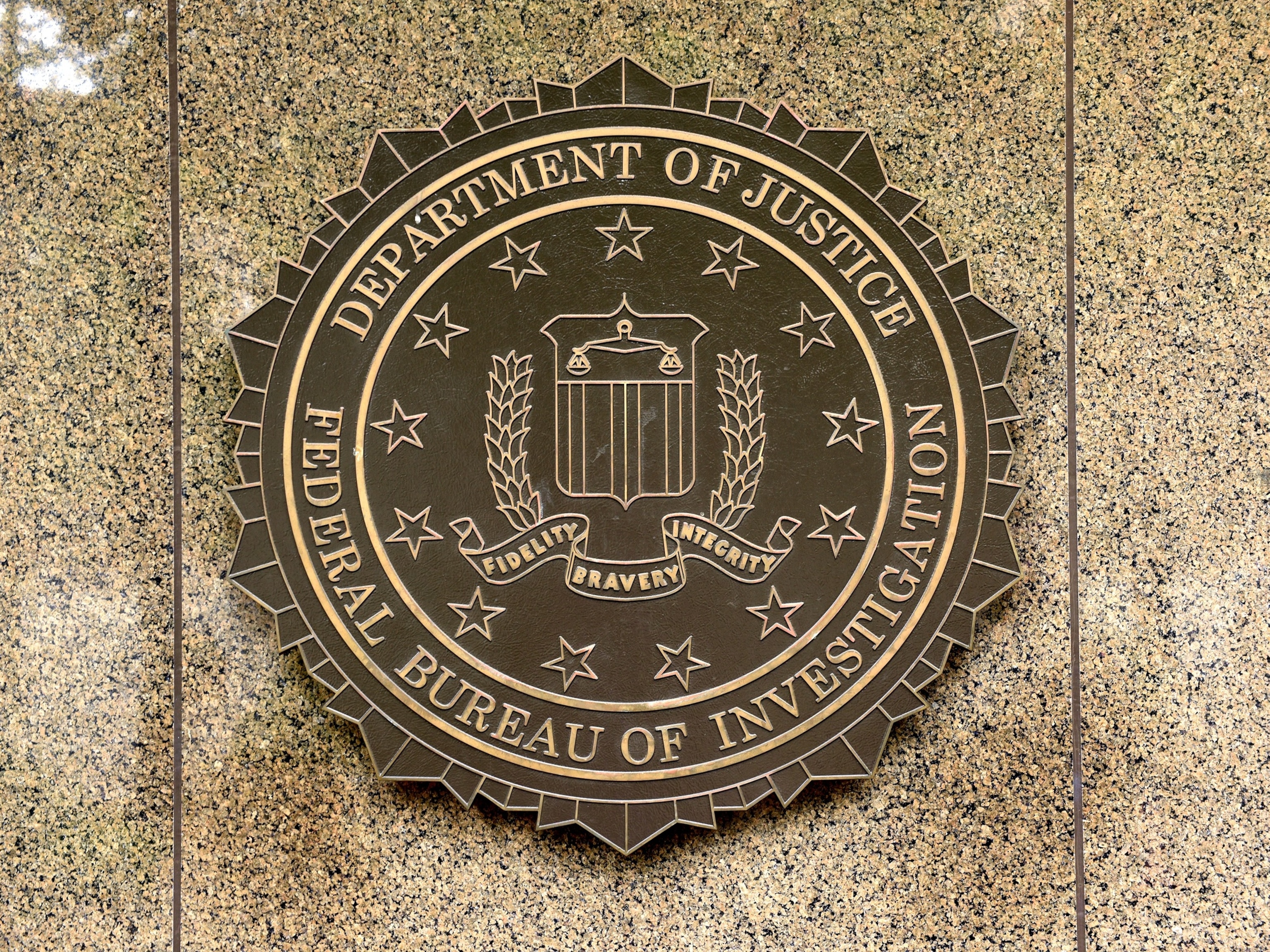 Federal Bureau of Investigation seal on the Headquarters Edgar Hoover FBI Building in Washington, D.C., June 02, 2018.STOCK PHOTO/Adobe Stock