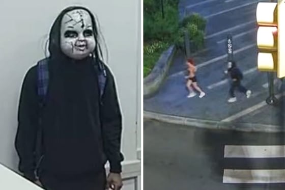 The masked suspect has been identified as Zymire Hughes, 22. An arrest warrant is active. Hughes may have fled Pennsylvania and has ties to California and Nevada.Philadelphia Police Department