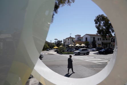Montecito, near the home of Prince Harry and Meghan, in 2021.Photograph: Marcio José Sánchez/AP