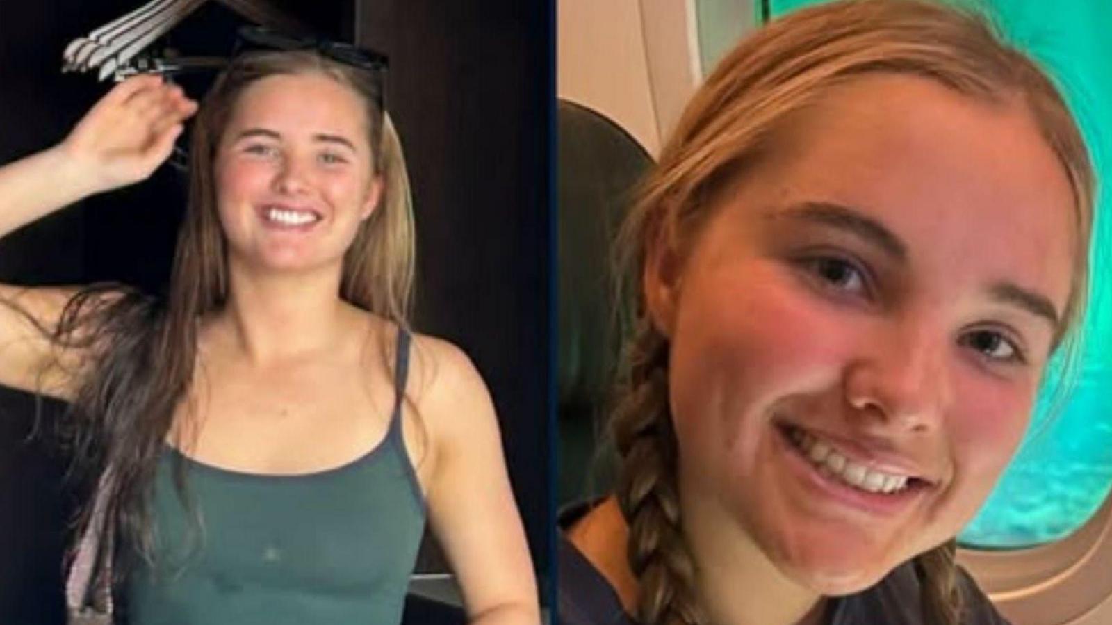 Image caption,Lily Hooper, 18, was found dead after an eight-day search in the Australian bush