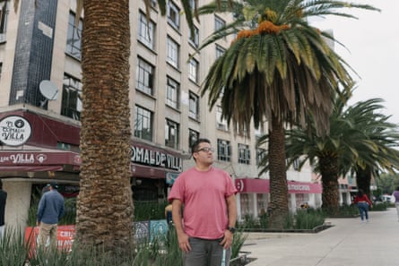 Christopher Gil Ortíz, who was sent back to Mexico more than 30 years after he left as a child.Photograph: Luis Antonio Rojas/The Guardian