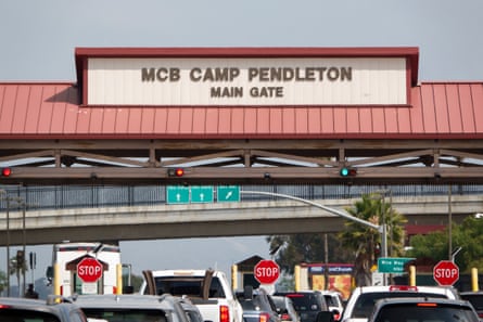 Marine Corps Base Camp Pendleton in Oceanside, California.Photograph: Kevin Carter/Getty Images