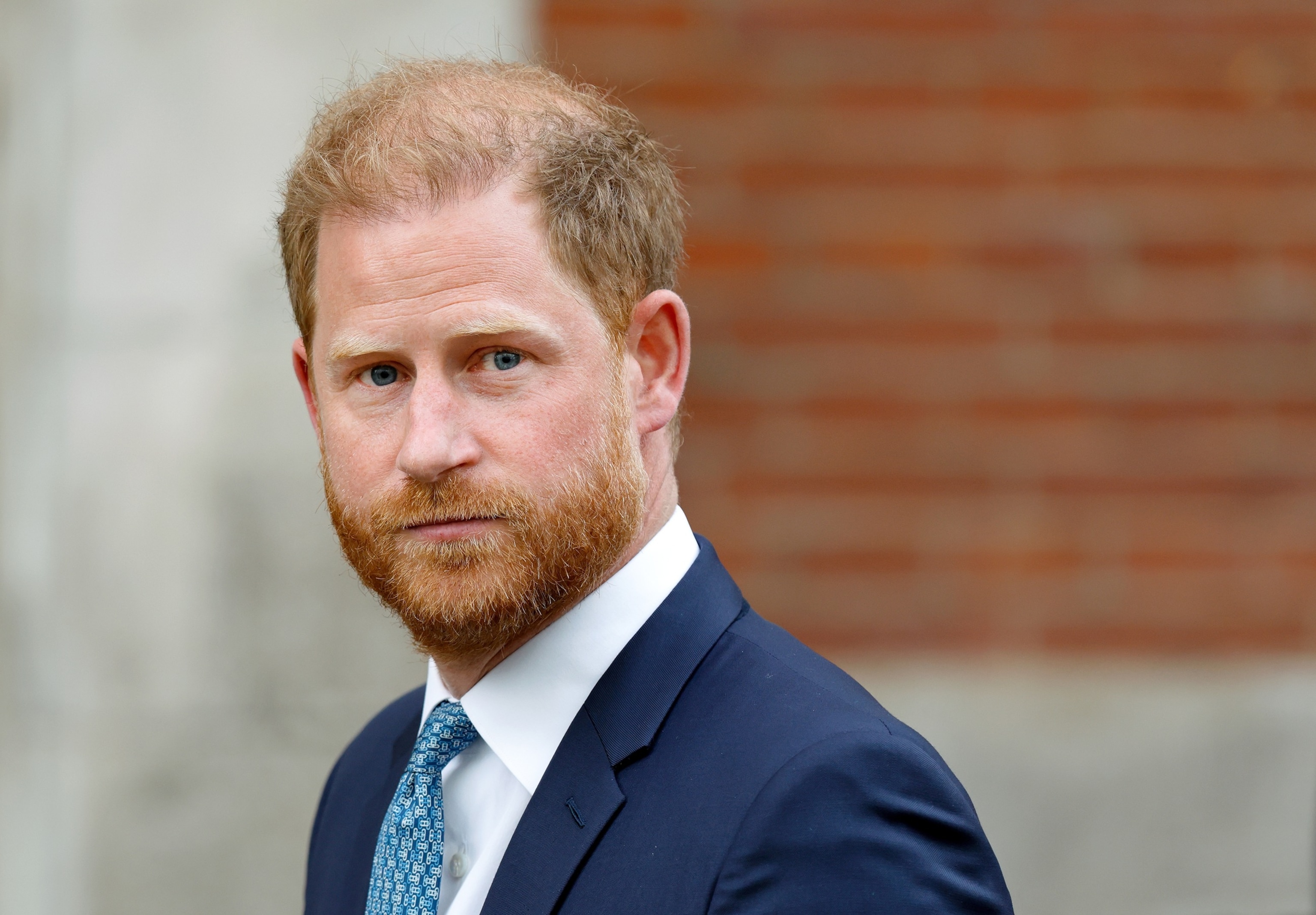 Prince Harry, Duke of Sussex departs after attending a Court of Appeal hearing regarding his security at the Royal Courts of Justice on April 8, 2025 in London, England.Max Mumby/indigo/Getty Images