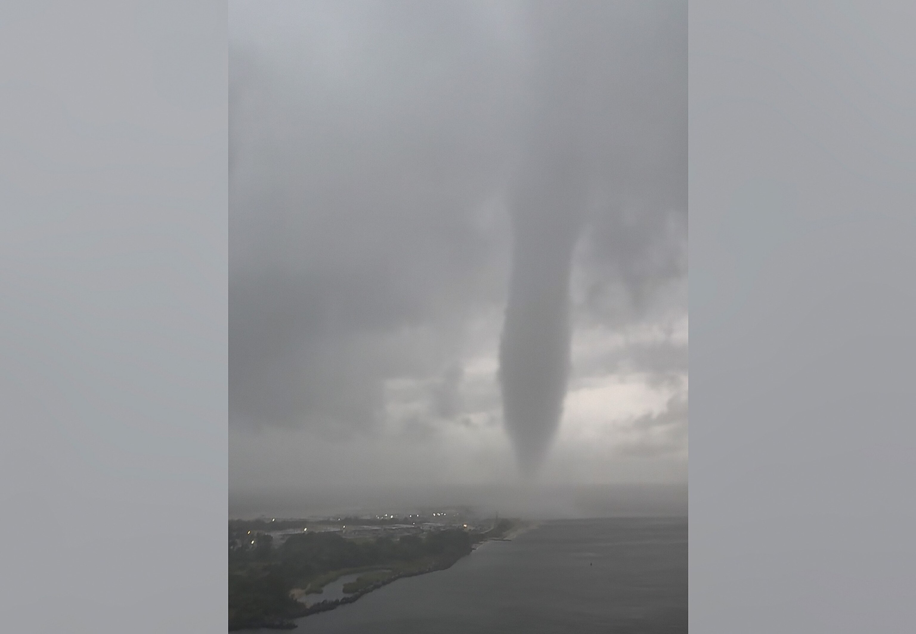 A tornado caused damage to a beach club in Long Island, New York, Aug. 20, 2026.@pokemonballers4/TikTok