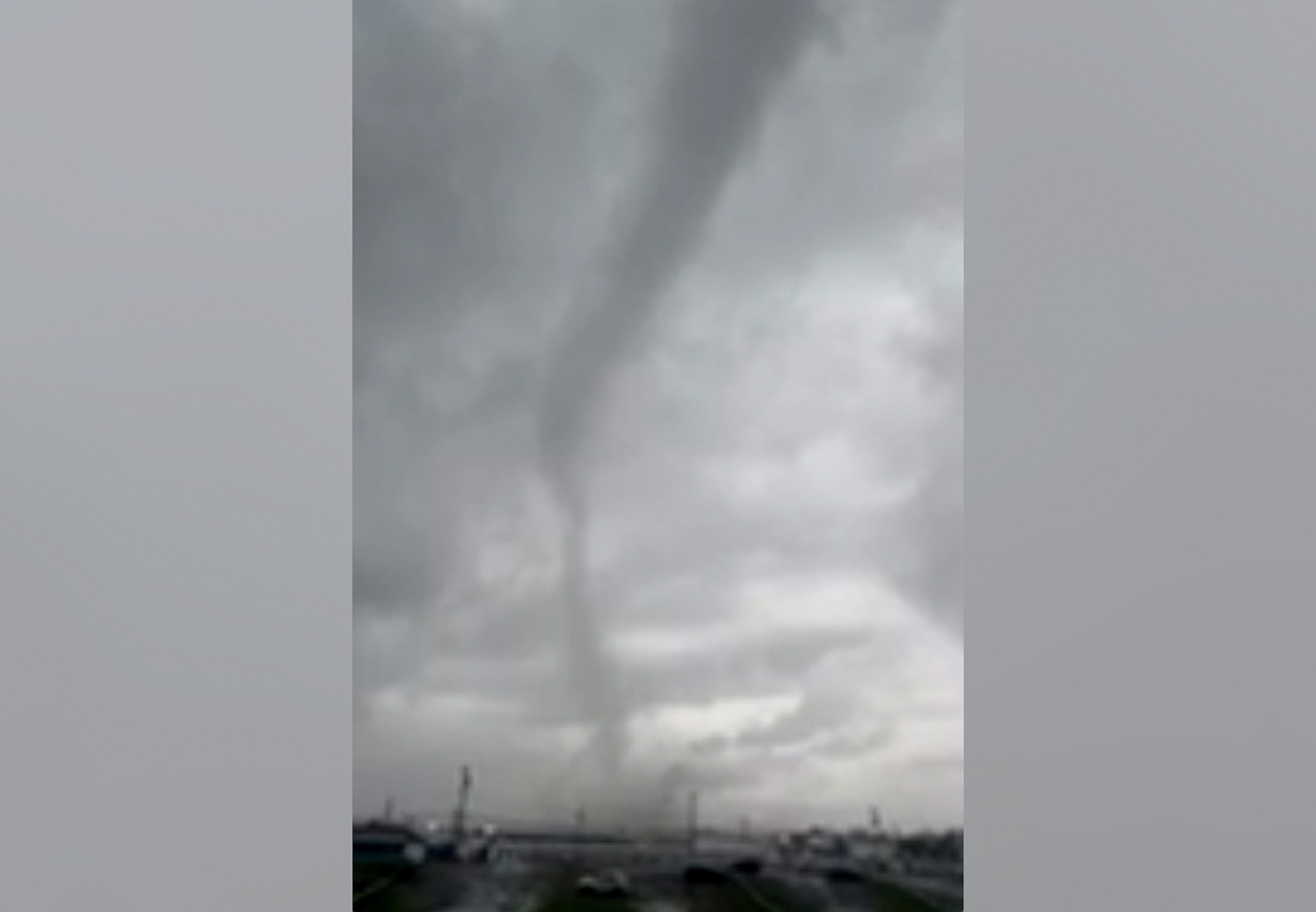 A tornado caused damage to a beach club in Long Island, New York, Aug. 20, 2026.Daniel Novick