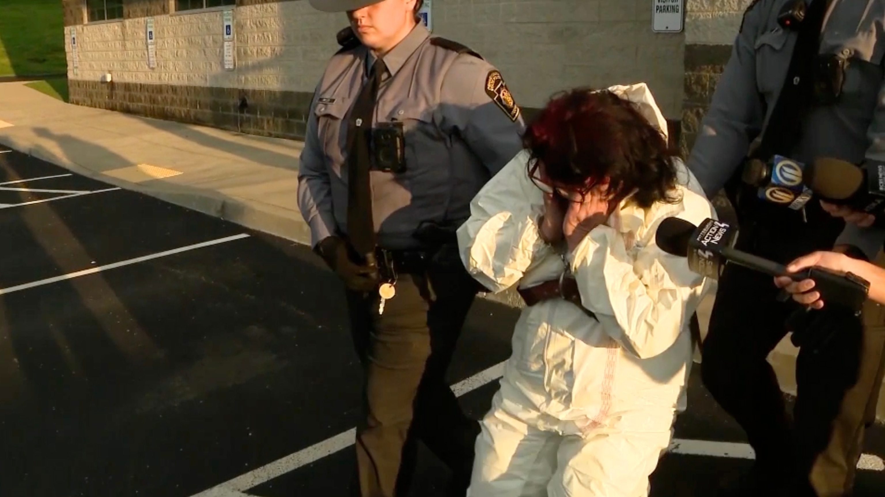 Rachel Moser, Royce Moser's mother, is shown after being charged in Washington, County, Pennsylvania.WTAE